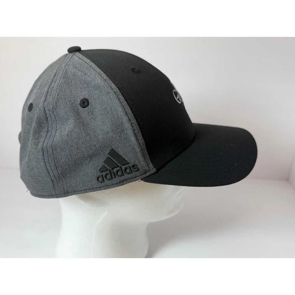 Adidas Golf GFC 1899 Snapback Hat Mens Black Heather Grey OSFM Adjustable Cap